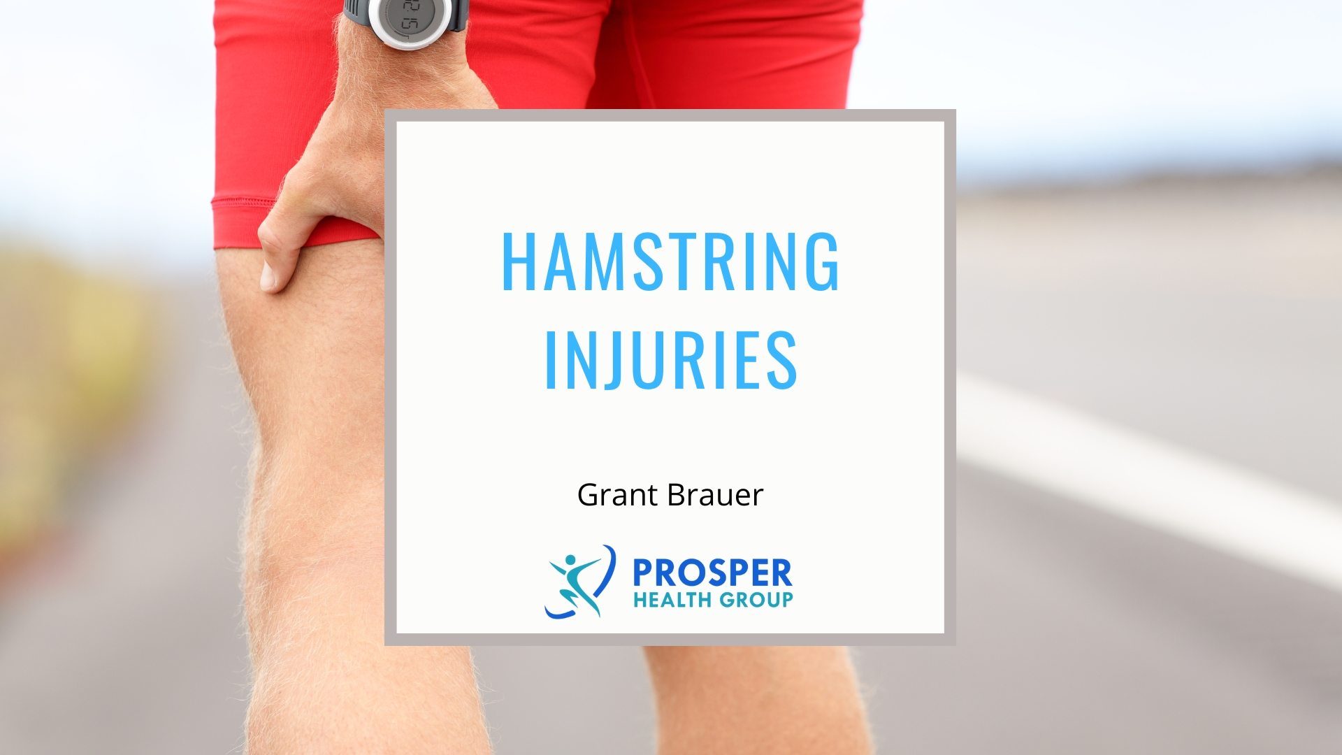 Hamstring Injury Blog
